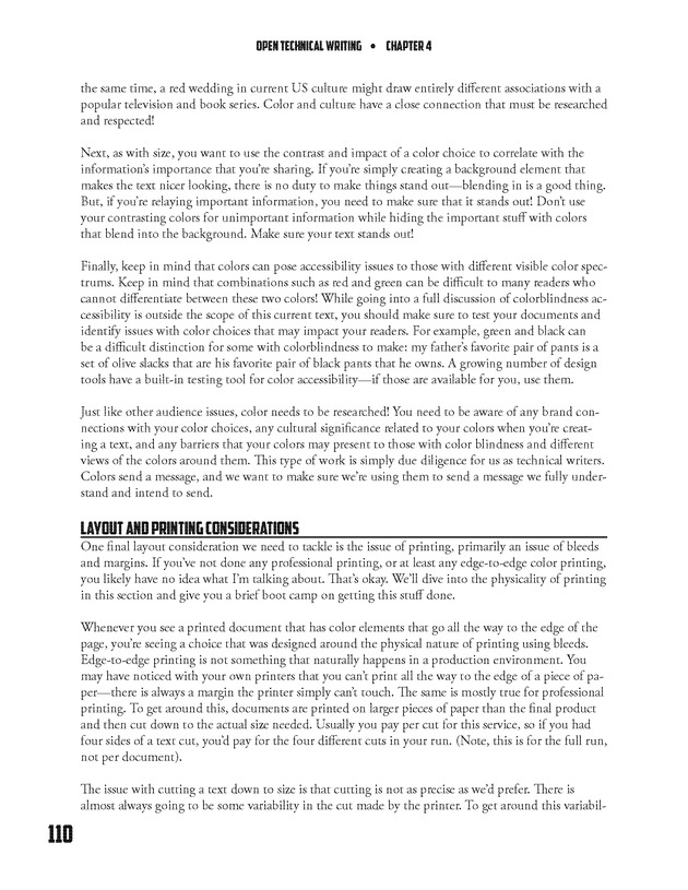 Open Technical Writing - New Page